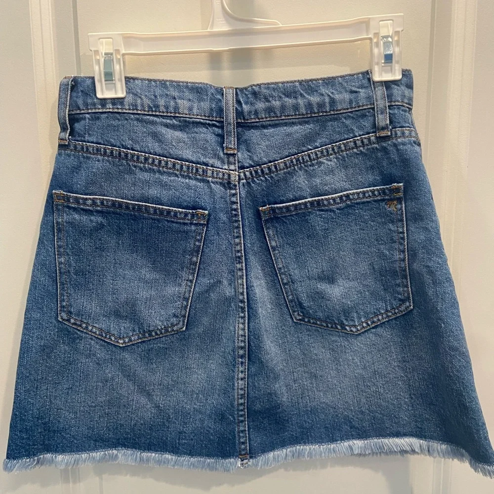 Madewell Rigid Denim A-line skirt - Picture 10 of 10